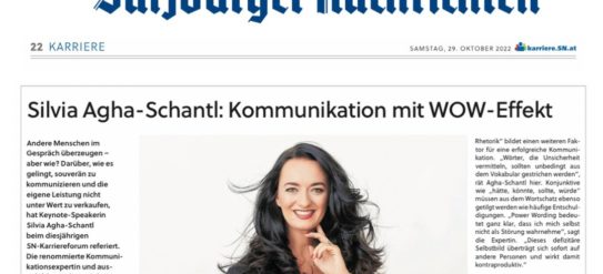 Salzburger Nachrichten- Kommunikation mit WOW-Effekt