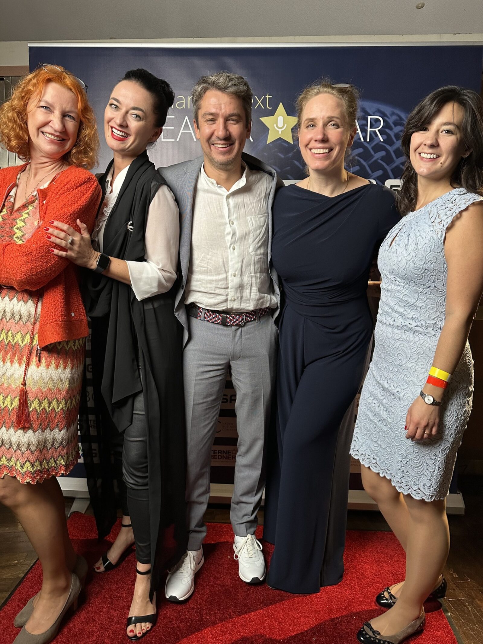 Silvia Agha-Schantl in der Jury beim Germany's Next Speaker Star 2023 in der Jahrhunderthalle Frankfurt